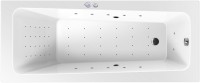Акриловая ванна Excellent Ava Ava WAEX.AVA16.NANO 160x70 см, левая, встраиваемая, с гидромассажем, белая, со сливом-переливом