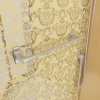 Душевая кабина Niagara Luxe NG-7799GBK 90х90x210 золото, с низким поддоном, без крыши