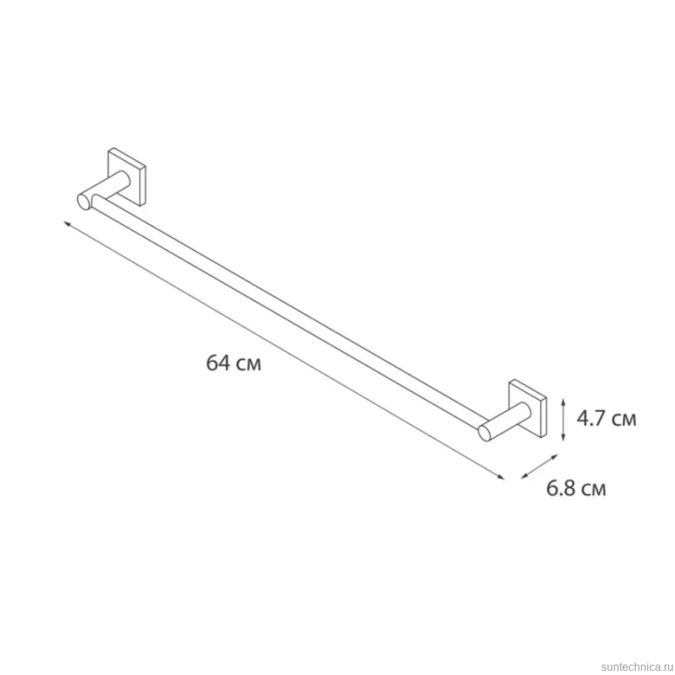 Полотенцедержатель Fixsen Lux Satin 16001A