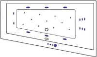 Акриловая ванна Excellent Sfera WAEX.SFP17.ULTRA P 170x100 см, угловая, правая, встраиваемая, с гидромассажем, белая, асимметричная, с каркасом, со сливом-переливом