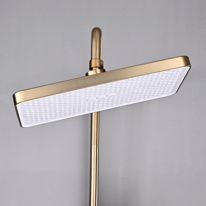 Душевая стойка Shevanik S6136G золотой сатин