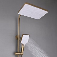 Душевая стойка Shevanik S6136G золотой сатин