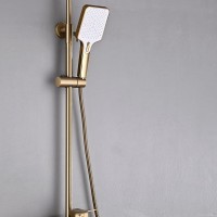 Душевая стойка Shevanik S6136G золотой сатин