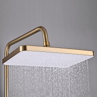 Душевая стойка Shevanik S6136G золотой сатин