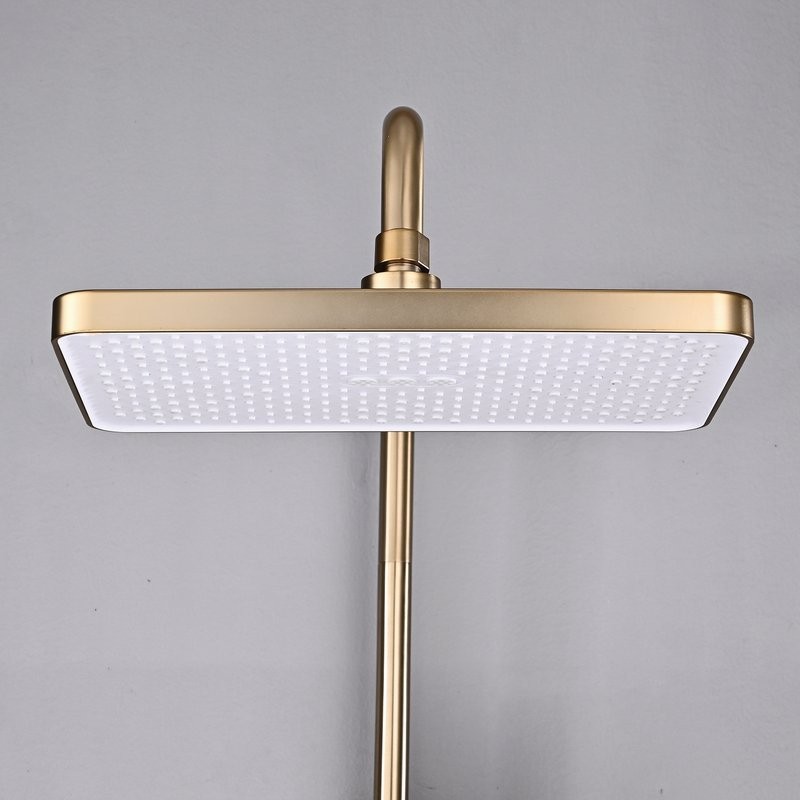 Душевая стойка Shevanik S6136G золотой сатин