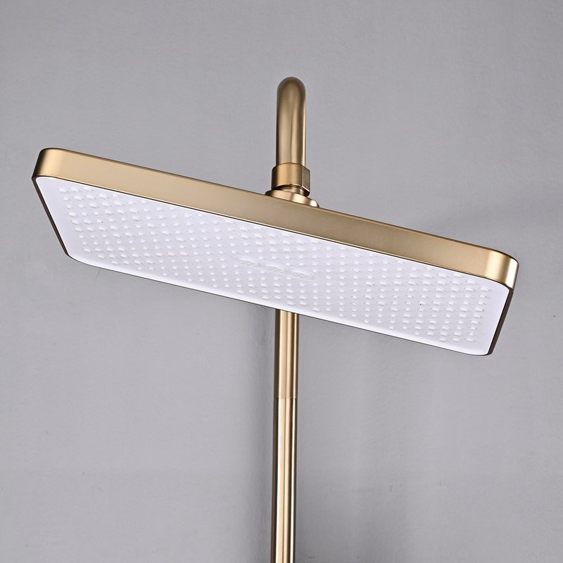 Душевая стойка Shevanik S6136G золотой сатин