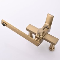 Душевая стойка Shevanik S6136G золотой сатин