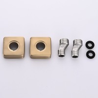 Душевая стойка Shevanik S6136G золотой сатин