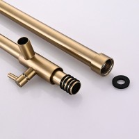 Душевая стойка Shevanik S6136G золотой сатин