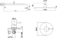 Душевой комплект Paffoni Light KITLIG011CR С ВНУТРЕННЕЙ ЧАСТЬЮ, хром