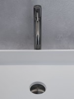 Смеситель для раковины AltroBagno Bilancia AltroBagnoBilancia010226GM оружейная сталь