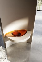 Накладная раковина Abber Kristall AT2808Opal 61 коричневая, овальная