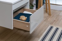 Тумба с раковиной Aquanet Токио 48 1 ящик L