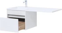 Тумба с раковиной Aquanet Токио 48 1 ящик L