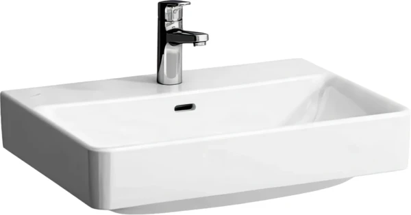 Мебельная раковина Laufen Pro S 8.1096.4.000.104.1 65 накладная, белая, прямоугольная, фарфор