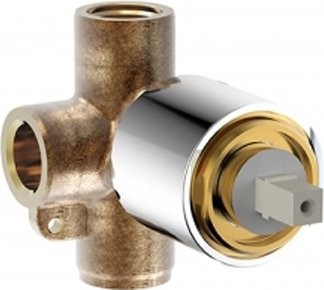 Встраиваемый смеситель для душа и ванны Bravat Rhein PB8429564CP-ENG С ВНУТРЕННЕЙ ЧАСТЬЮ