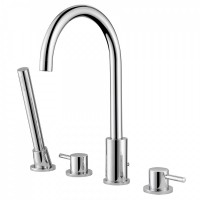 Смеситель на борт ванны Abber Wasser Kreis AF8113 хром Смеситель на борт ванны Abber Wasser Kreis AF8113 хром