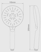 Душевая лейка Splenka S450 S450.07 хром Душевая лейка Splenka S450 S450.07 хром