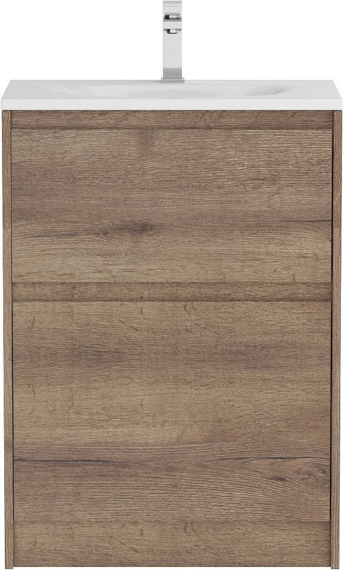 Мебель для ванной комнаты BelBagno Kraft 39 60 напольная, rovere tabacco, раковина BB-8099-3-60