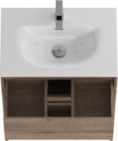 Мебель для ванной комнаты BelBagno Kraft 39 60 напольная, rovere tabacco, раковина BB-8099-3-60