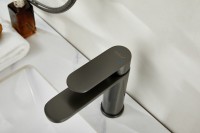 Комплект для раковины BELZ B713 B12713-3 с гигиеническим душем, оружейная сталь