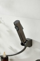 Комплект для раковины BELZ B713 B12713-3 с гигиеническим душем, оружейная сталь