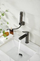 Комплект для раковины BELZ B713 B12713-3 с гигиеническим душем, оружейная сталь