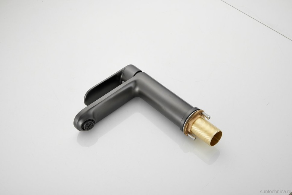 Комплект для раковины BELZ B713 B12713-3 с гигиеническим душем, оружейная сталь