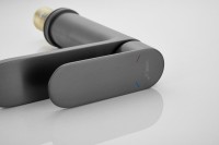 Комплект для раковины BELZ B713 B12713-3 с гигиеническим душем, оружейная сталь