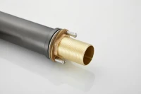 Комплект для раковины BELZ B713 B12713-3 с гигиеническим душем, оружейная сталь