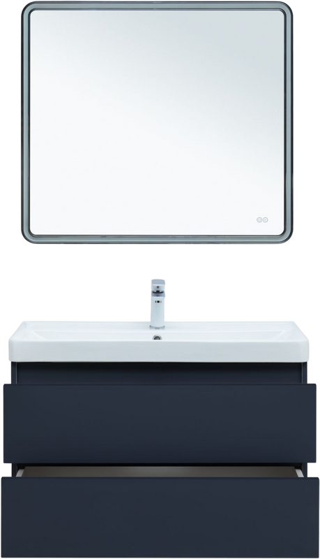 Тумба под раковину без столешницы Aquanet Вега 2.0 90 подвесная, маренго