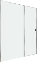 Душевая дверь в нишу Allen Brau Priority 3.31037.00 160 см, профиль хром, стекло прозрачное Optiwhite
