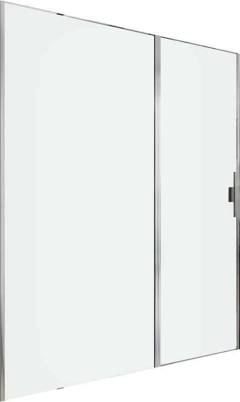 Душевая дверь в нишу Allen Brau Priority 3.31037.00 160 см, профиль хром, стекло прозрачное Optiwhite