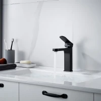 Смеситель для раковины Shevanik S4501H, черный Смеситель для раковины Shevanik S4501H, черный