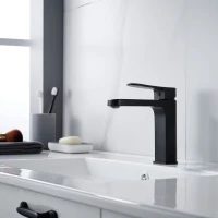 Смеситель для раковины Shevanik S4501H, черный Смеситель для раковины Shevanik S4501H, черный