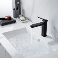 Смеситель для раковины Shevanik S4501H, черный Смеситель для раковины Shevanik S4501H, черный