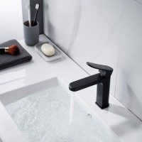 Смеситель для раковины Shevanik S4501H, черный Смеситель для раковины Shevanik S4501H, черный