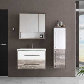 Мебель для ванной Style Line Экзотик 80 Plus подвесная, белая, экзотик