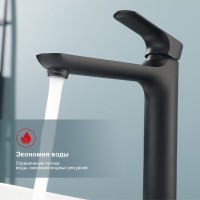 Смеситель для раковины Raglo R03.15.06, черный Смеситель для раковины Raglo R03.15.06, черный