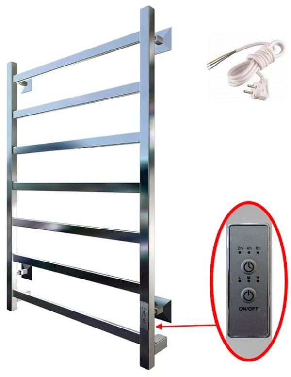 Полотенцесушитель электрический Тругор Пэк 20 80x50