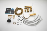 Смеситель на борт ванны BELZ B713 B66713-5 золото Смеситель на борт ванны BELZ B713 B66713-5 золото