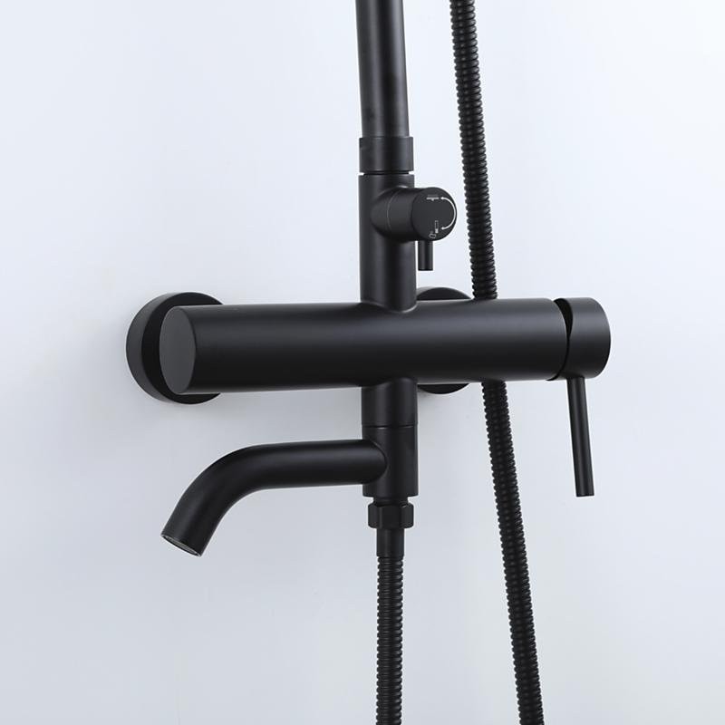 Душевая стойка Frap H807 F24807-6 черная