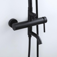 Душевая стойка Frap H807 F24807-6 черная