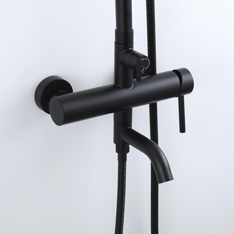 Душевая стойка Frap H807 F24807-6 черная