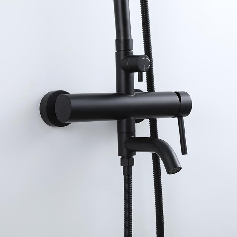 Душевая стойка Frap H807 F24807-6 черная