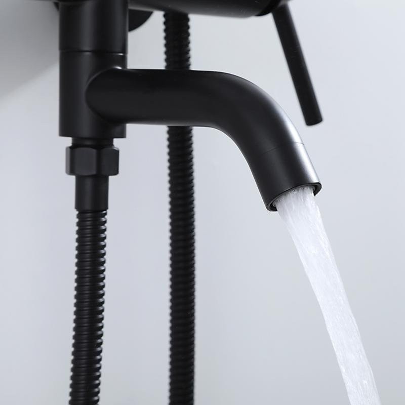 Душевая стойка Frap H807 F24807-6 черная