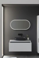 Тумба под раковину Allen Brau Infinity 100 1+1, подвесная, белый матовый