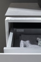 Тумба под раковину Allen Brau Infinity 100 1+1, подвесная, белый матовый