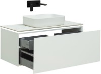 Тумба под раковину Allen Brau Infinity 100 1+1, подвесная, белый матовый