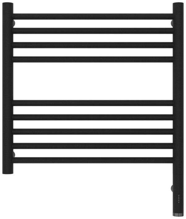 Полотенцесушитель электрический Сунержа Богема 3.1 15-6005-5050 60x55 см, подключение справа, темный титан муар, лесенка